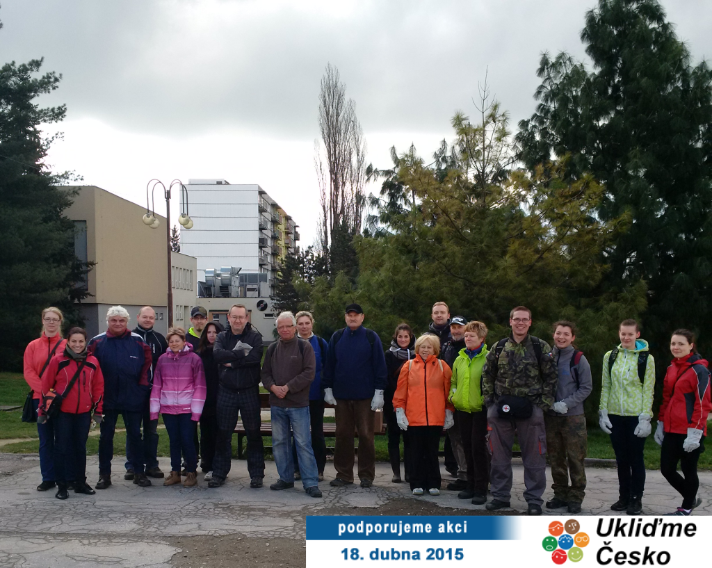 Dobrovolníci II. ročníku ekologické akce "Ukliďme Česko" v Orlové