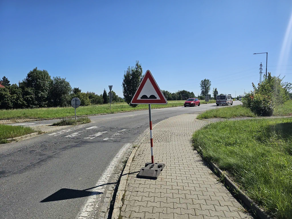 Oprava kruhového objezdu u Horníka v Orlové