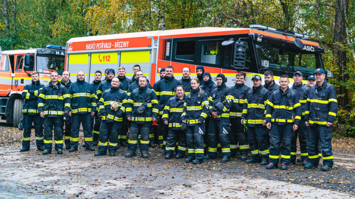 Taktické cvičení orlovských dobrovolných hasičů