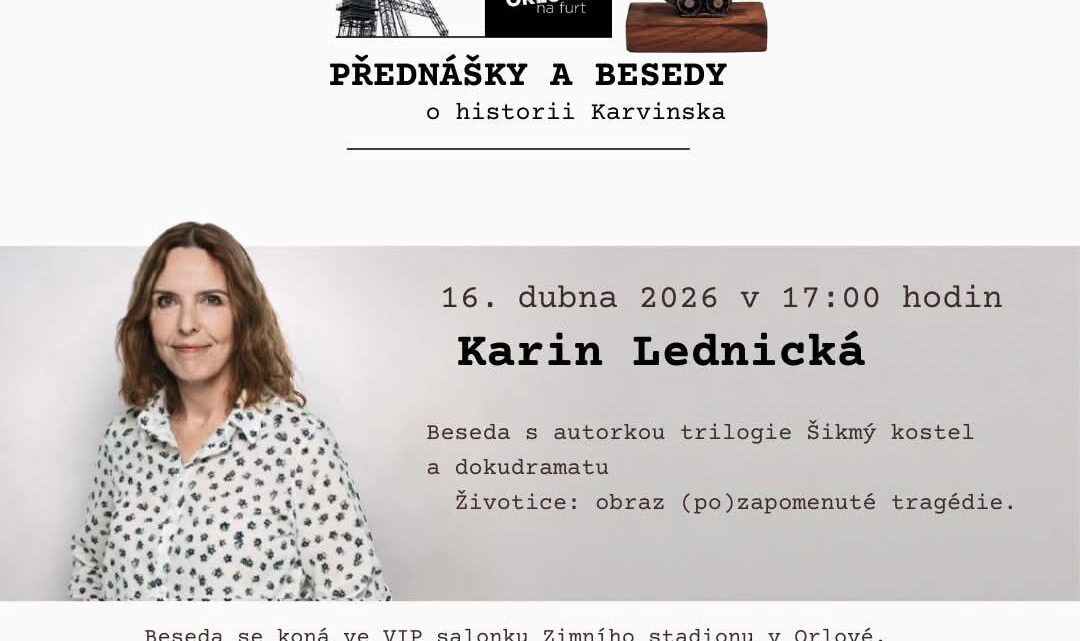 Do Orlové míří spisovatelka Karin Lednická