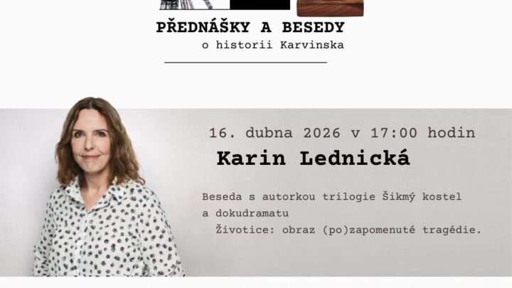 Do Orlové míří spisovatelka Karin Lednická