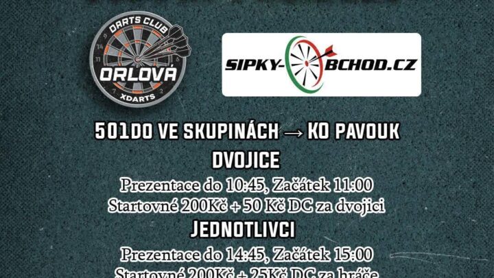 Regionální turnaj v klasických steel šipkách