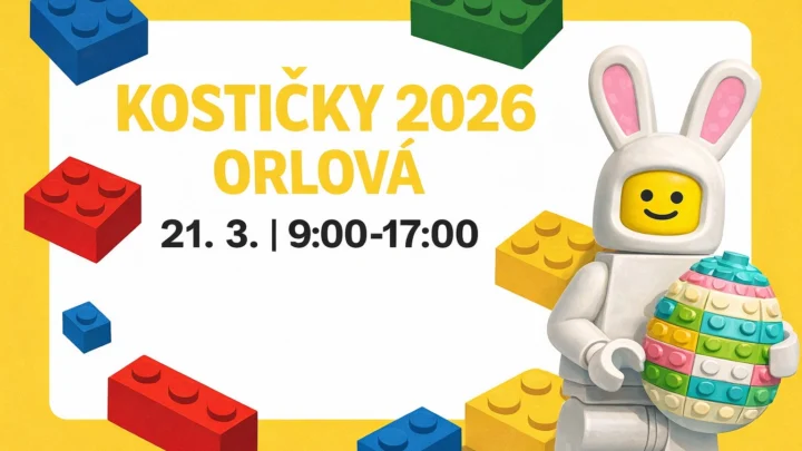 Kostičky 2026 poprvé v Orlové! Výstava LEGA míří do Domu kultury Orlová