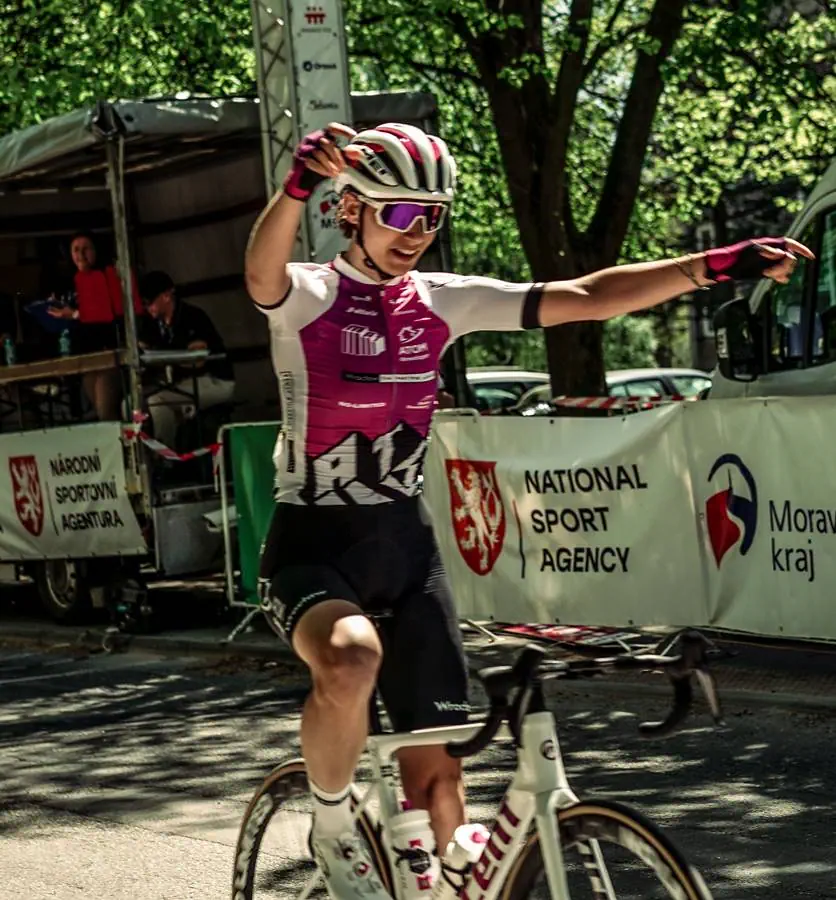 Sofia Ungerová – stage winner at Gracia Orlová 2026
