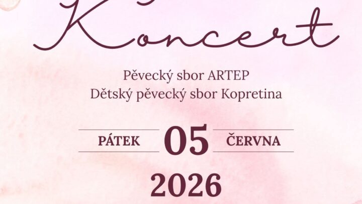 Koncert dětského pěveckého sboru Artep a Kopretina