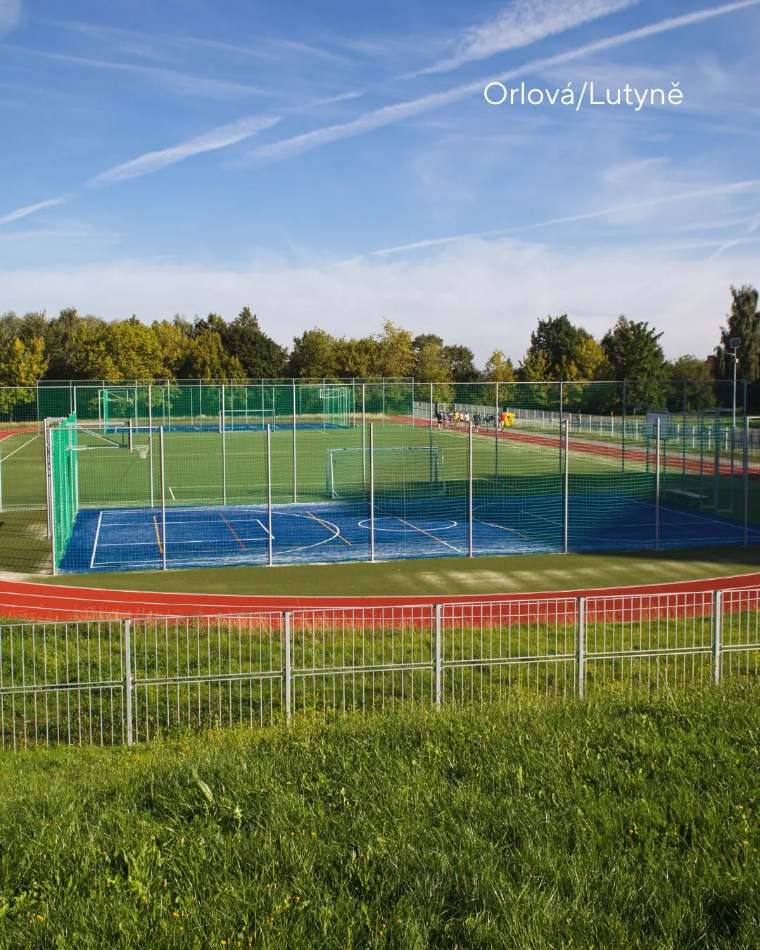 Venkovní sportoviště podpořené z OPST
