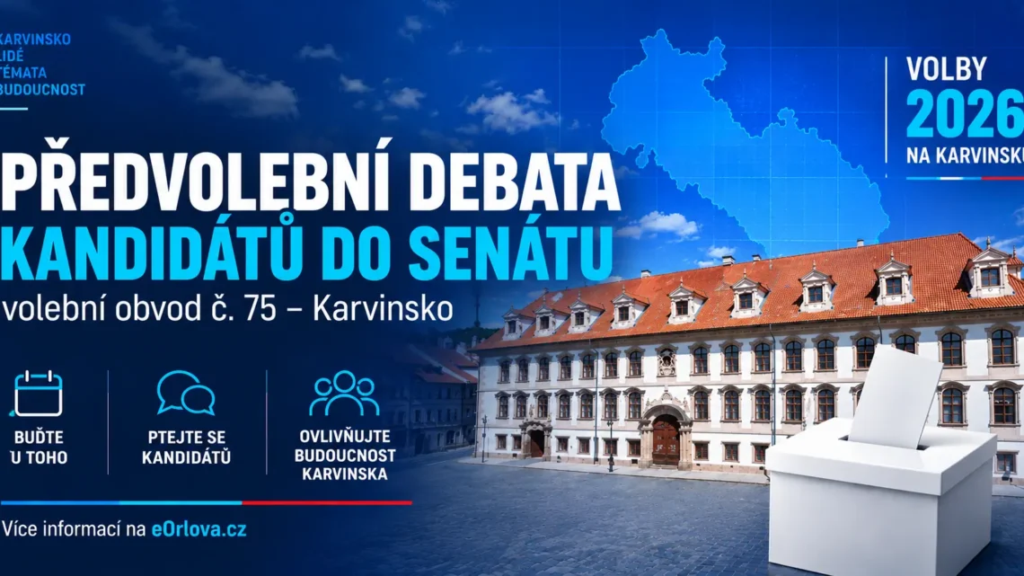 eOrlová zve na veřejnou předvolební debatu kandidátů do Senátu za Karvinsko
