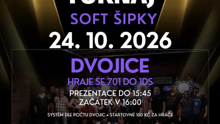 Šipkařský turnaj v Orlové: Soft šipky – dvojice