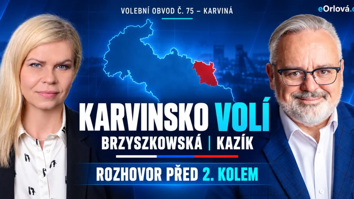 Karvinsko volí mezi Brzyszkowskou a Kazíkem. Podívejte se na předvolební rozhovor z Orlové