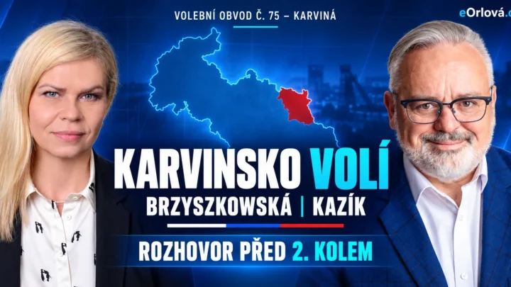 Karvinsko volí mezi Brzyszkowskou a Kazíkem. Podívejte se na předvolební rozhovor z Orlové